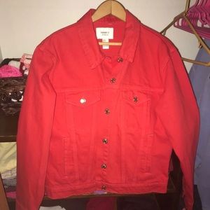 Red Denim Jacket